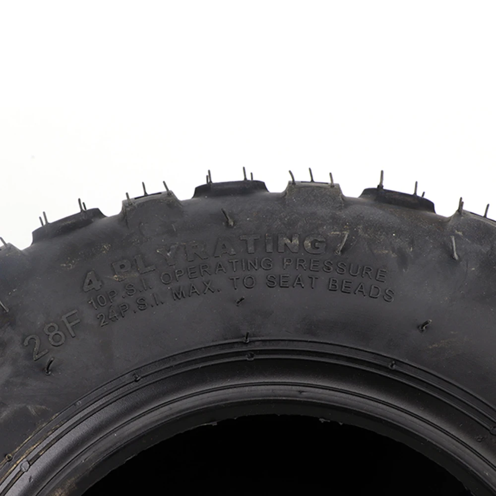 16x8-7 Tubeless Tires 4PR Tyre For 110cc 125cc ATV UTV Quad 4 Wheeler Go Kart Golf Cart Riding Lawn Mower Dune Buggy Wheel Parts