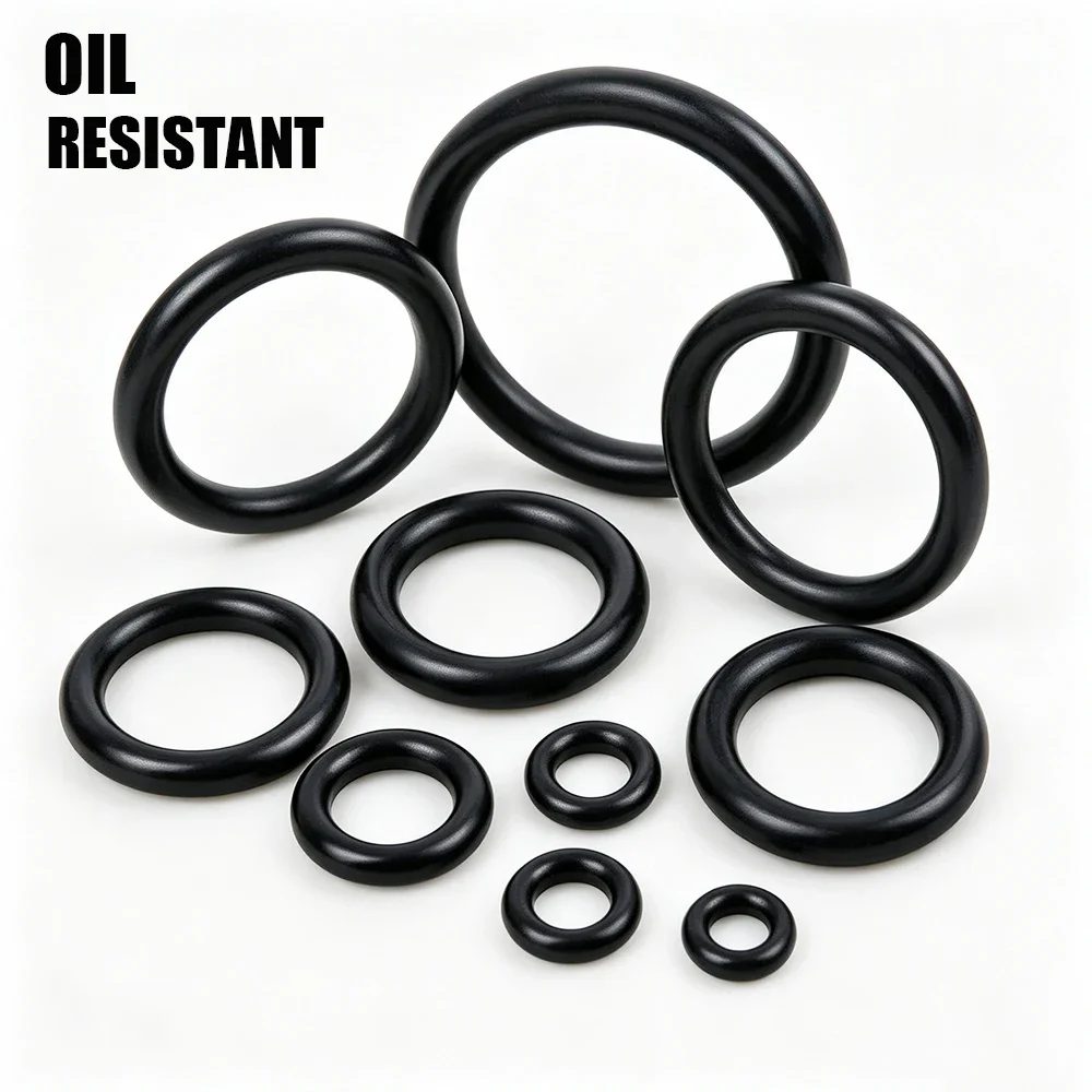 20 Pieces of NBR O-ring CS 3.1mm Outer Diameter 9-30mm Oil Pipeline Seals Are Not Prone to Aging