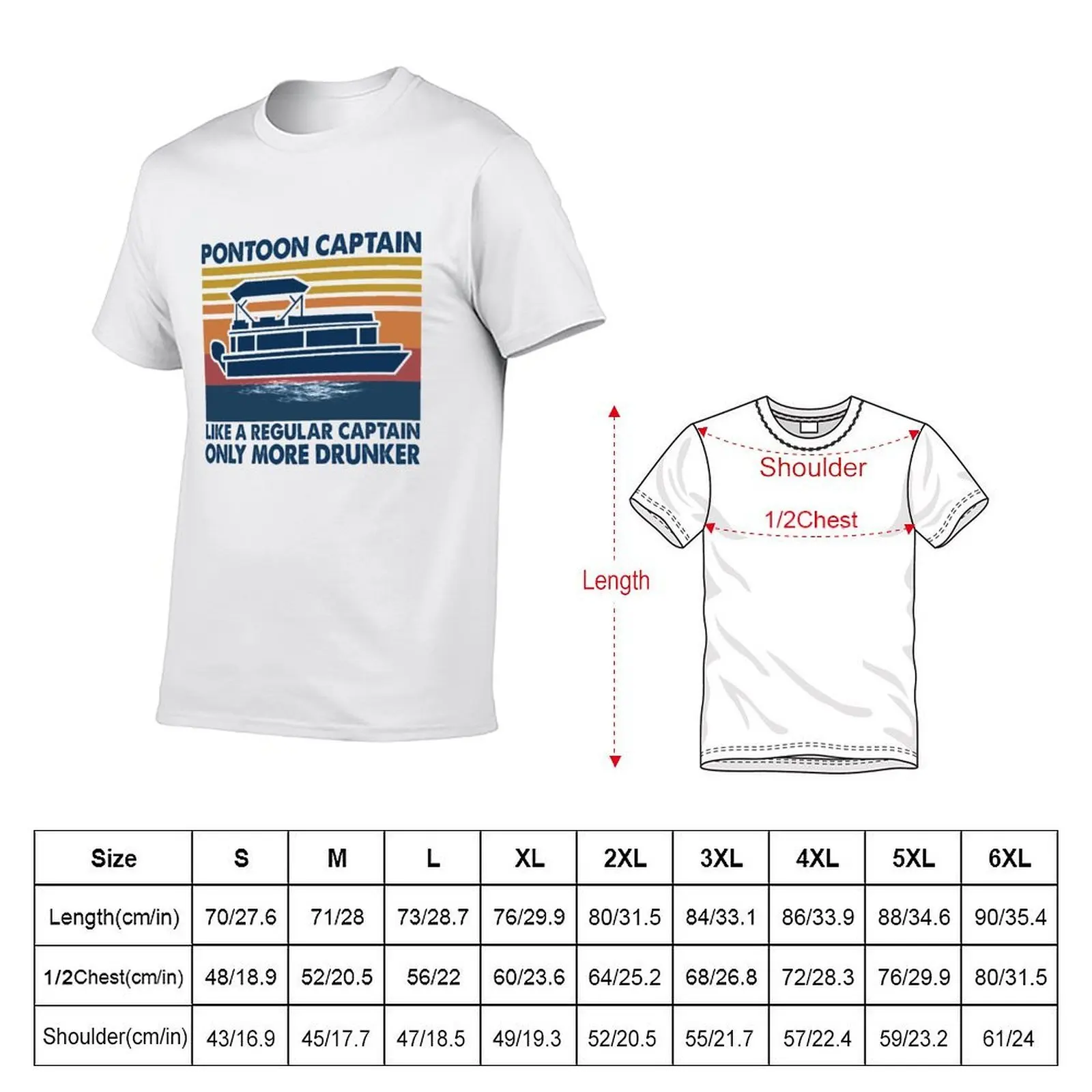 Pontoon Captain Like A Regular Captain Only More Drunker Vintage T-Shirt anime stuff new gifts and t-shirts mens t shirts