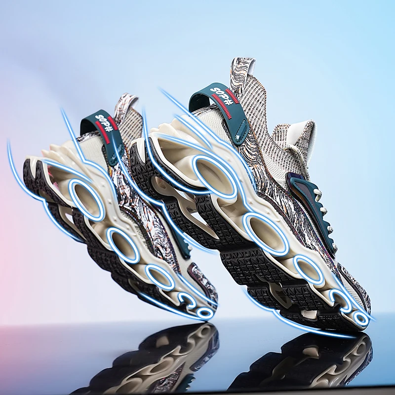 

Luxury Men's Sneakers Casual Breathable Trainer Race Fashion Loafers Running Shoes for Male Tenis