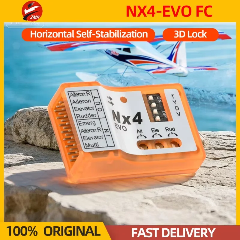 ZMR NX4 EVO Flight Controller Fixed-Wing FC 3D Flight Gyroscope For FPV RC Fixed-Wing Aircraft Support Rate/Hold/Gyro Off Mode
