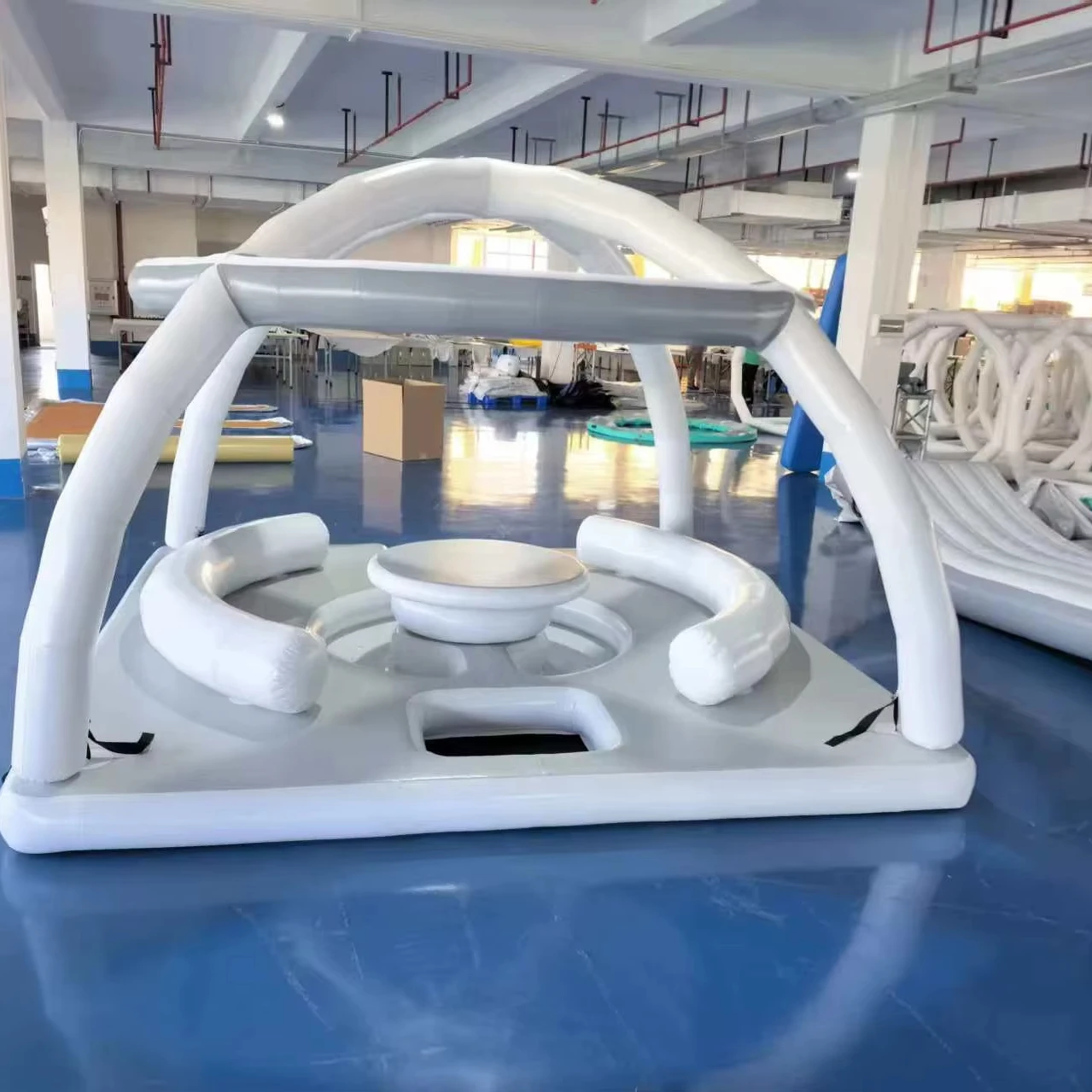 Relaxing Inflatable Sofa Chair Pool Float Water Play Equipment Inflatable Lounges Inflatable Floating Islandpromote sales