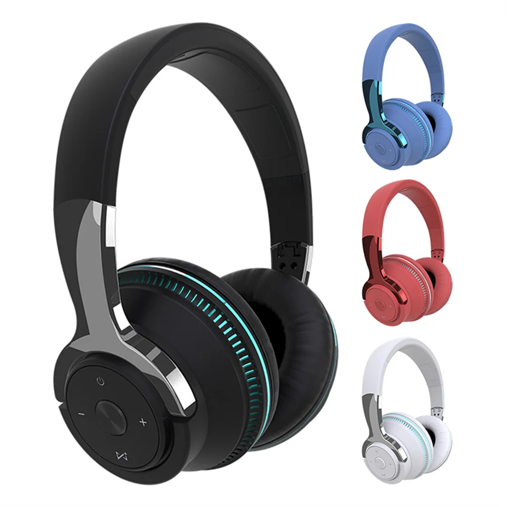 Wireless Headsets Bluetooth-compatible Headphones Music Listening Tool Foldable Electronics Earphones Supplies for Cellphones