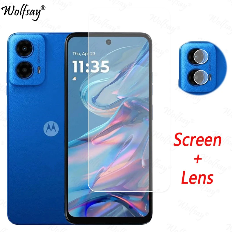 Camera Lens Protector For Motorola Moto G45 5G Screen Protector Tempered Glass For Moto G45 Glass For Moto G45 5G Glass 6.5 inch