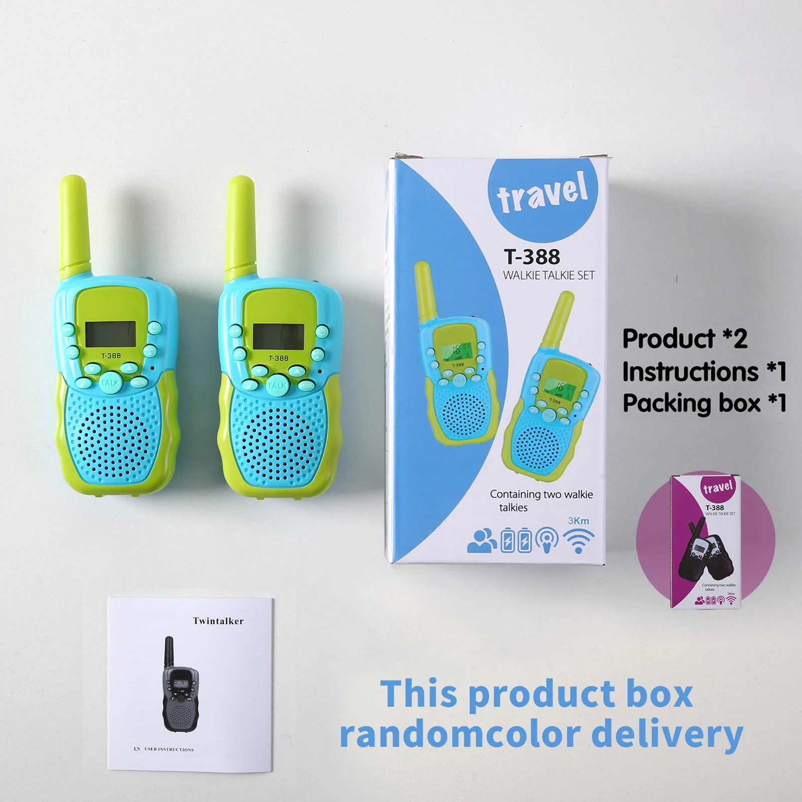 2 stks/set Walkie Talkie Oplaadbare Lange Afstand Outdoor Game Radio Kind Speelgoed Geschenken