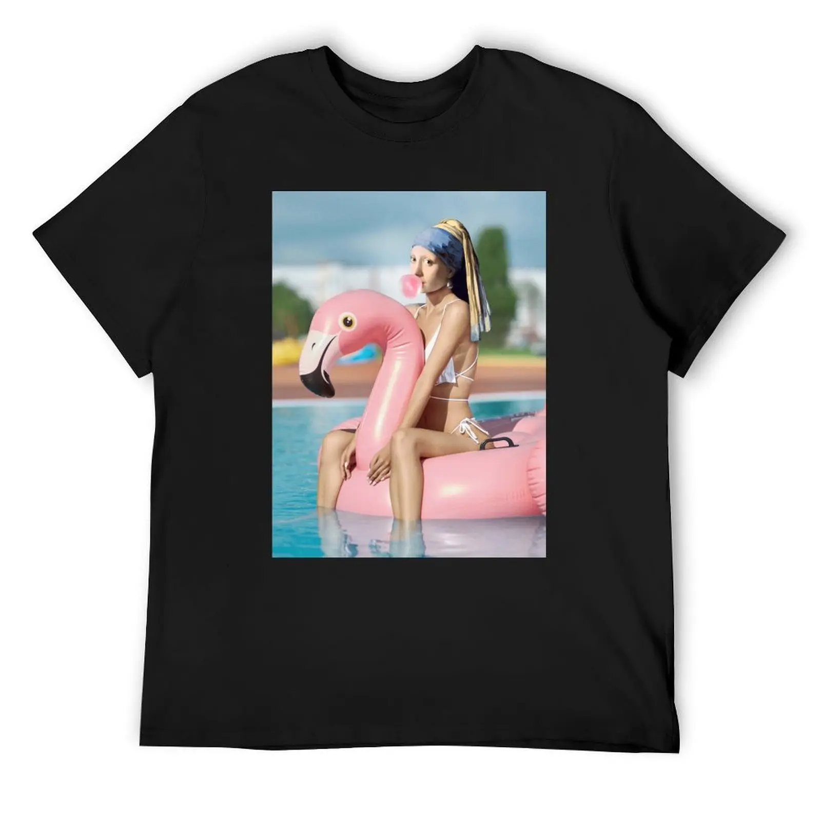 sexy pearl T-Shirt for a boy customs tee shirts for men