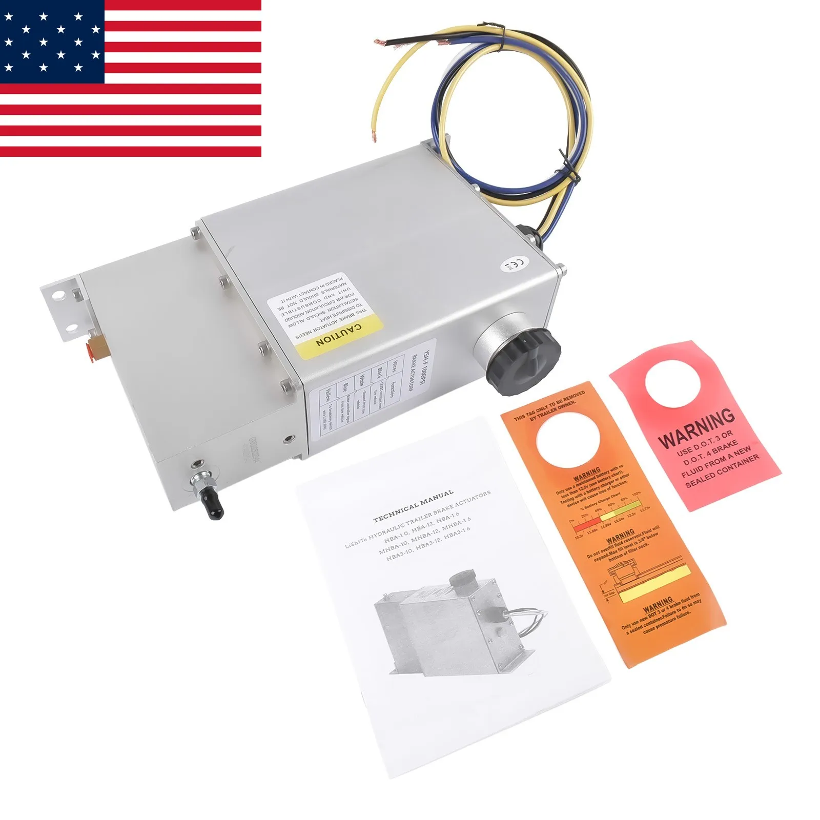 AP03 Electric Hydraulic Drum Brake Actuator 1000psi HBA-10 Corrosion Resistance