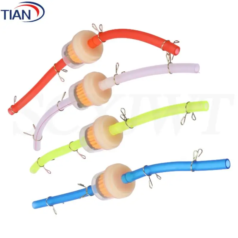 Universal Fuel Filter Gasoline Clear Cleaner Petrol Pipe Quad Scooter Hose Line Magnet Inline Gas Dirt Bike Motorcycle Accessory