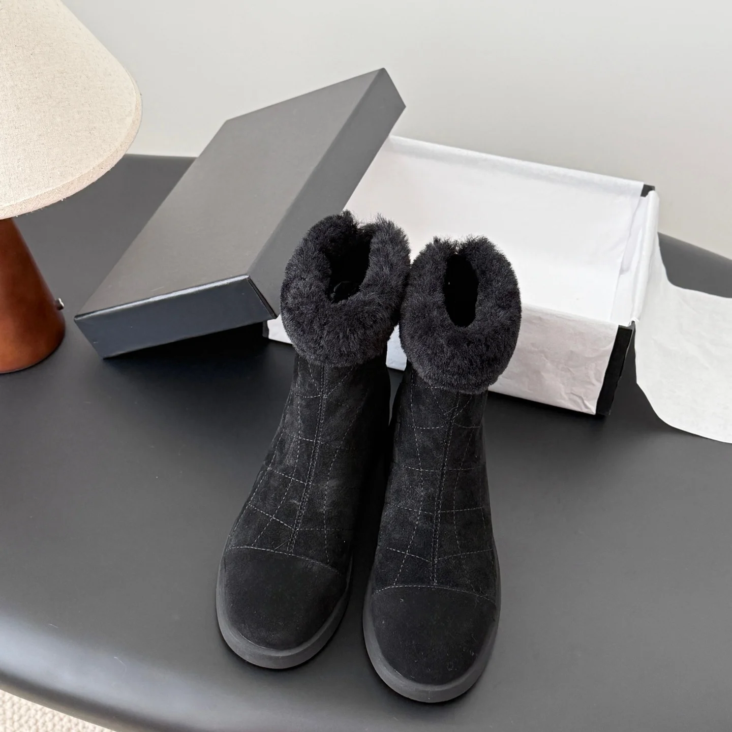 Round Head Retro Thick-soled Snow Boots Women's 2026 New Heightening Versatile Velvet Thickened Warm Cotton Boots Short Boots