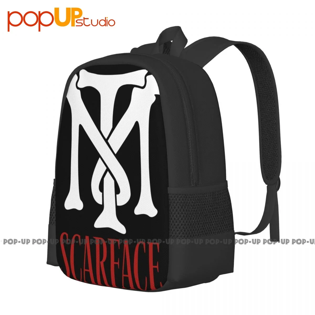 Scarface Tm Logo Mob Mafia Al Pacino Tony Montana Backpack Large Capacity Travel Foldable Eco Friendly School Sport Bag