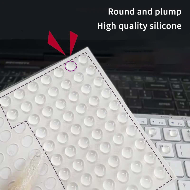 Silicone Pad Laptop Silicone Keyboard Pads Portable Silicone Keyboard Stickers Convenient Manicure Typing Protective Long Nails