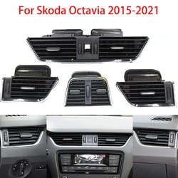 For Skoda Octavia 3 A7 5E MK3 Car Front Rear Dashboard Air Vent AC Vent Grille Assembly 2015-2021 5E0820951,5E0819702,5ED819203