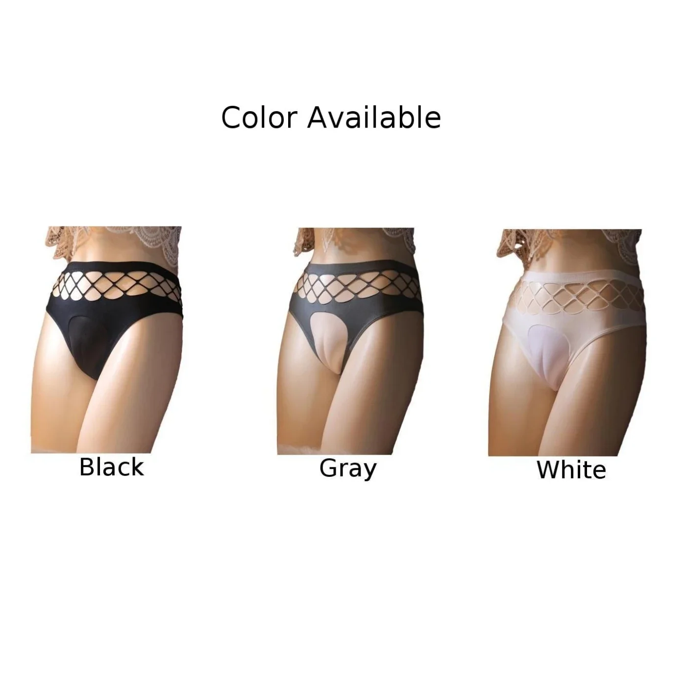 Men Panties Crossdresser Camel Toe Underwear Mens Hiding Gaff  Artificial Vagina Shapping Underwear Thin Hollow Underpants