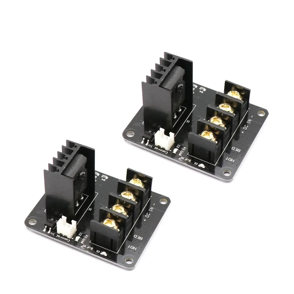 3D Printer Heated Bed Power Module /Hotbed MOSFET Expansion Module Inc 2pin Lead With Cable for Anet A8 A6 A2 Ramps 1.4