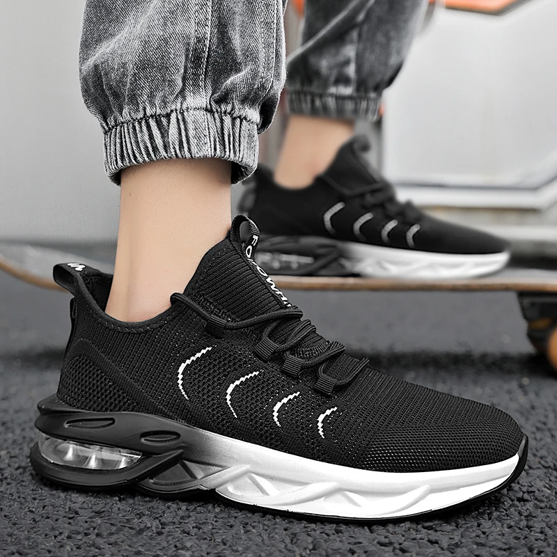 

MAEDEF Sports Shoes Men Breathable Lightweight Running Shoes Comfortable Athletic Sneakers Non Slip Daily Walking Shoes for Men