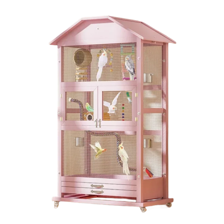 

Hot SalsePoloLarge Ecological Birdcage For Parrots, Large-sized Birdcage With Tiger Skin, Mysterious Phoenix, Octopus With Embro