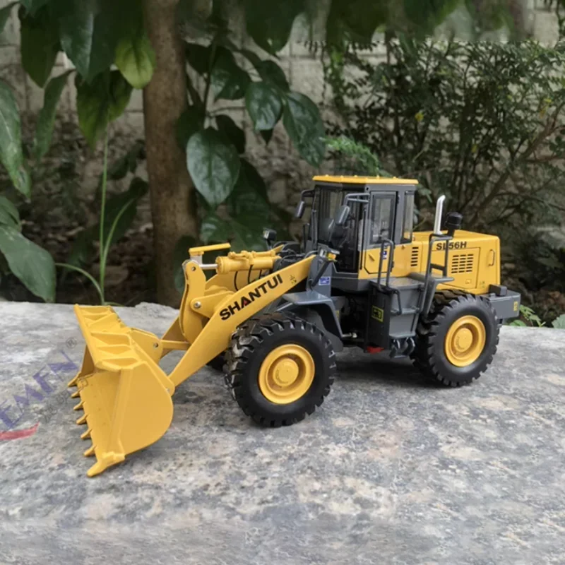 المصنع الأصلي 1:35 SHANTUI SL56H نموذج محاكاة الجرافة ذات العجلات المصنوعة من سبيكة المعدات الثقيلة للعرض والتجميع #2