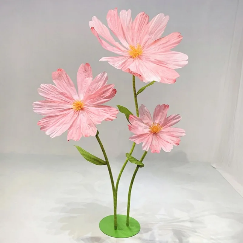 

180cm Giant Artificial Flowers Paper Daisy Wedding Decoration Garden Party Supplies Window Display Simulation Flower Home Decor