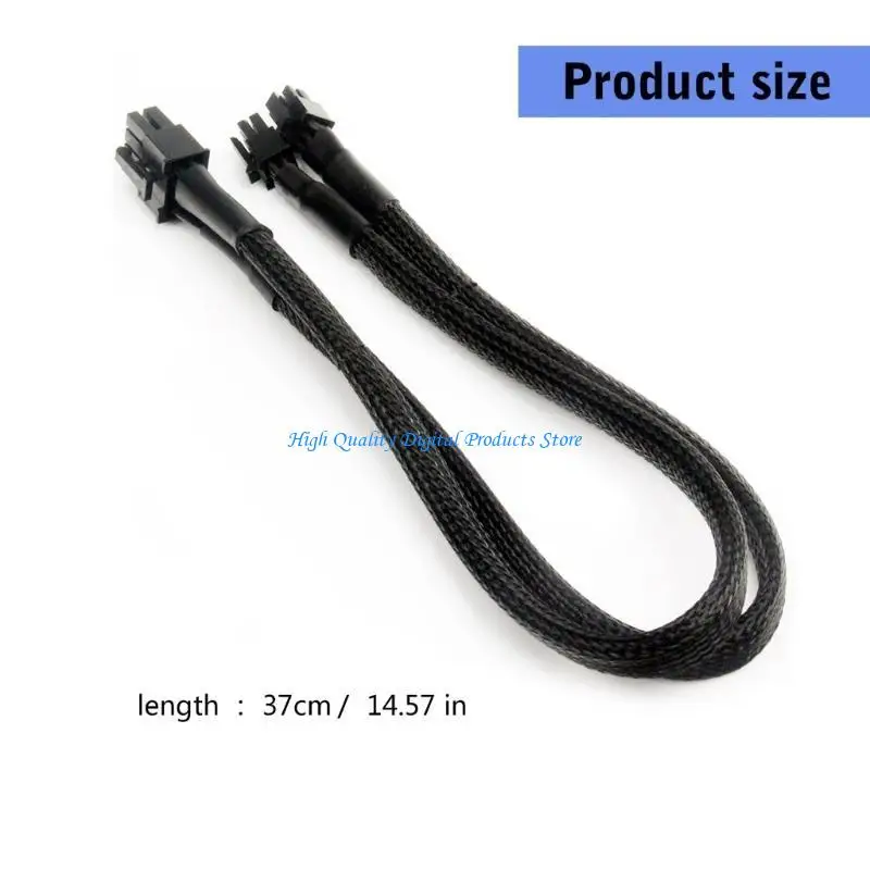 U2JE flexível 8pin a dois cabos 6pin pciexpress para dispositivos para processamento jogos e gráficos