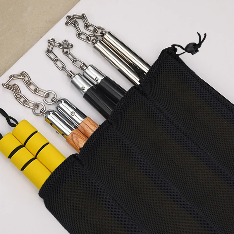 New Nunchucks Bag Drawstring Breathable Mesh Bag Universal Portable Carry Pouch Nunchucks Sports Equipment Storage Bag