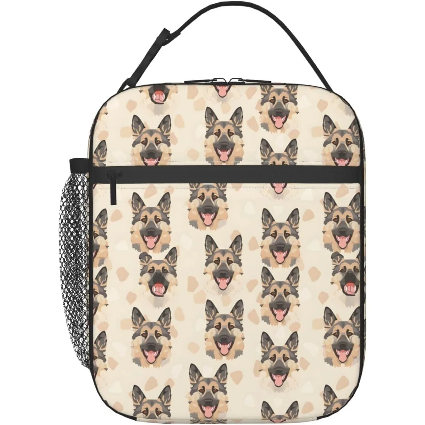 Reusable Lunch Bag for School, Office, Picnic, Work, Travel, Ice and Fire Wolf Theme Lunch Box