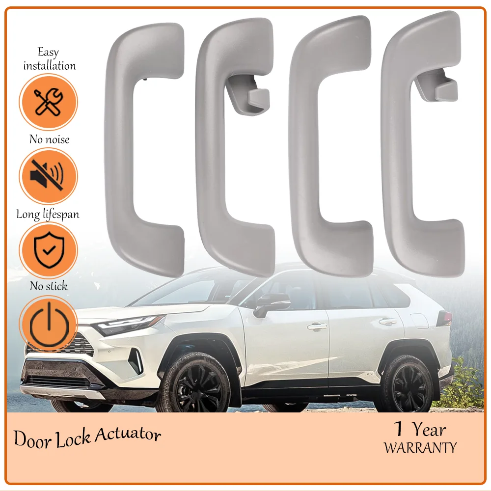 

Reliable 4pcs Gray Beige Cream Interior Ceiling Roof Pull Front Rear Fit Toyota Corolla 4Runner Yaris Prius RAV4 OE 74610-52020