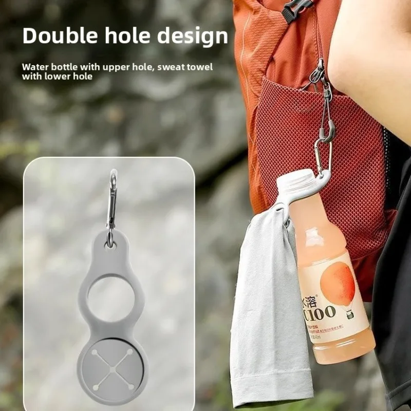 2/3PC Carabiner Water Bottle Holder Portable Travel Drink Hook Outdoor Hiking Hands-Free Water Carrier Clip