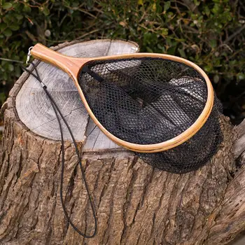 Fly Fishing Net Wooden Handle 1