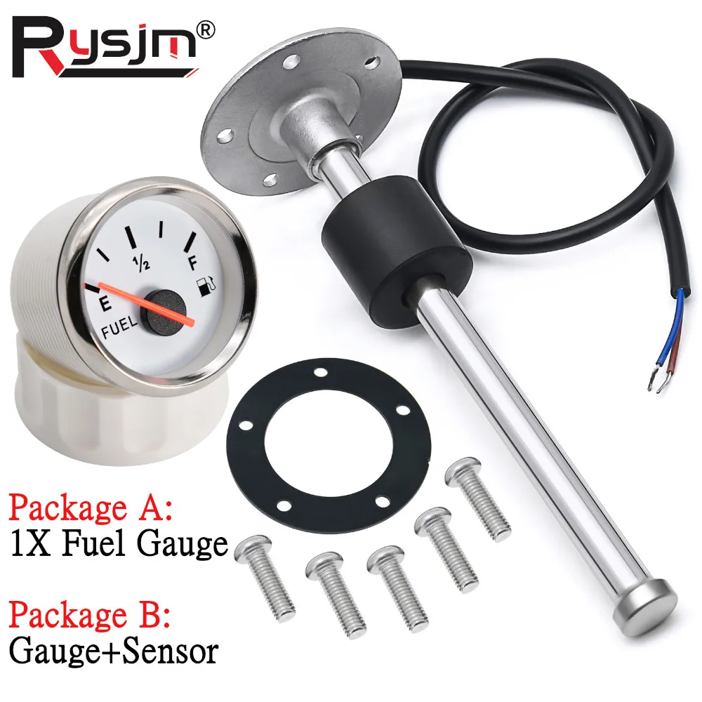 52MM Fuel Gauge Wit…