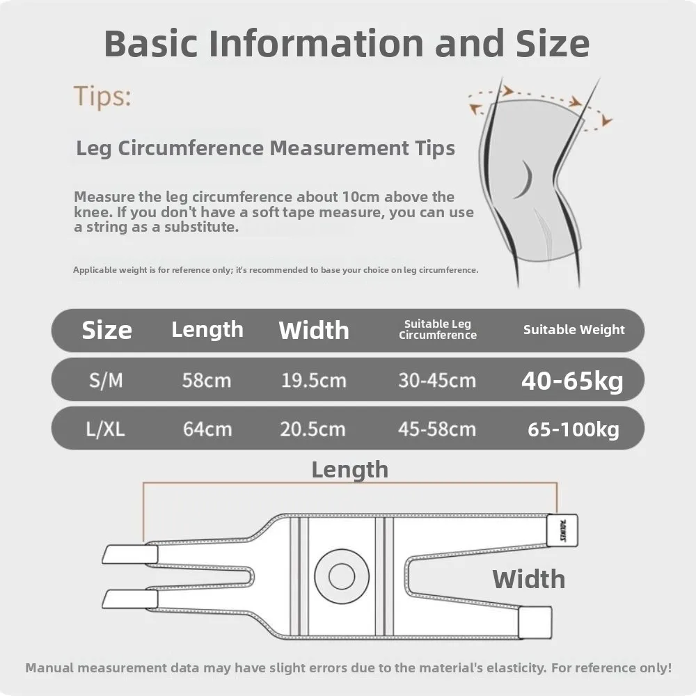 

4 Spring-loaded Sports Kneepad Elastic Adjustable Leg Brace Protector Breathable Pressurized Fitness Knee Pads Fitness