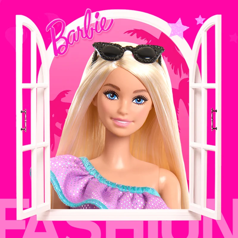 Oryginalna lalka Barbie z modnym urokiem Dostępna od ręki Zabawka dla dzieci Dekoracja na biurko Prezent urodzinowy Wraz z błyszczącym pasującym pudełkiem upominkowym