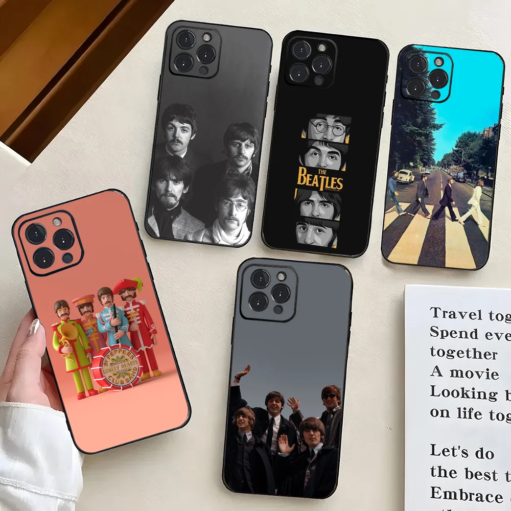 Band The B-Beatles Phone Case Silicone Soft For IPhone 16 15 14 13 12 11 X XR Plus Pro Max Plus