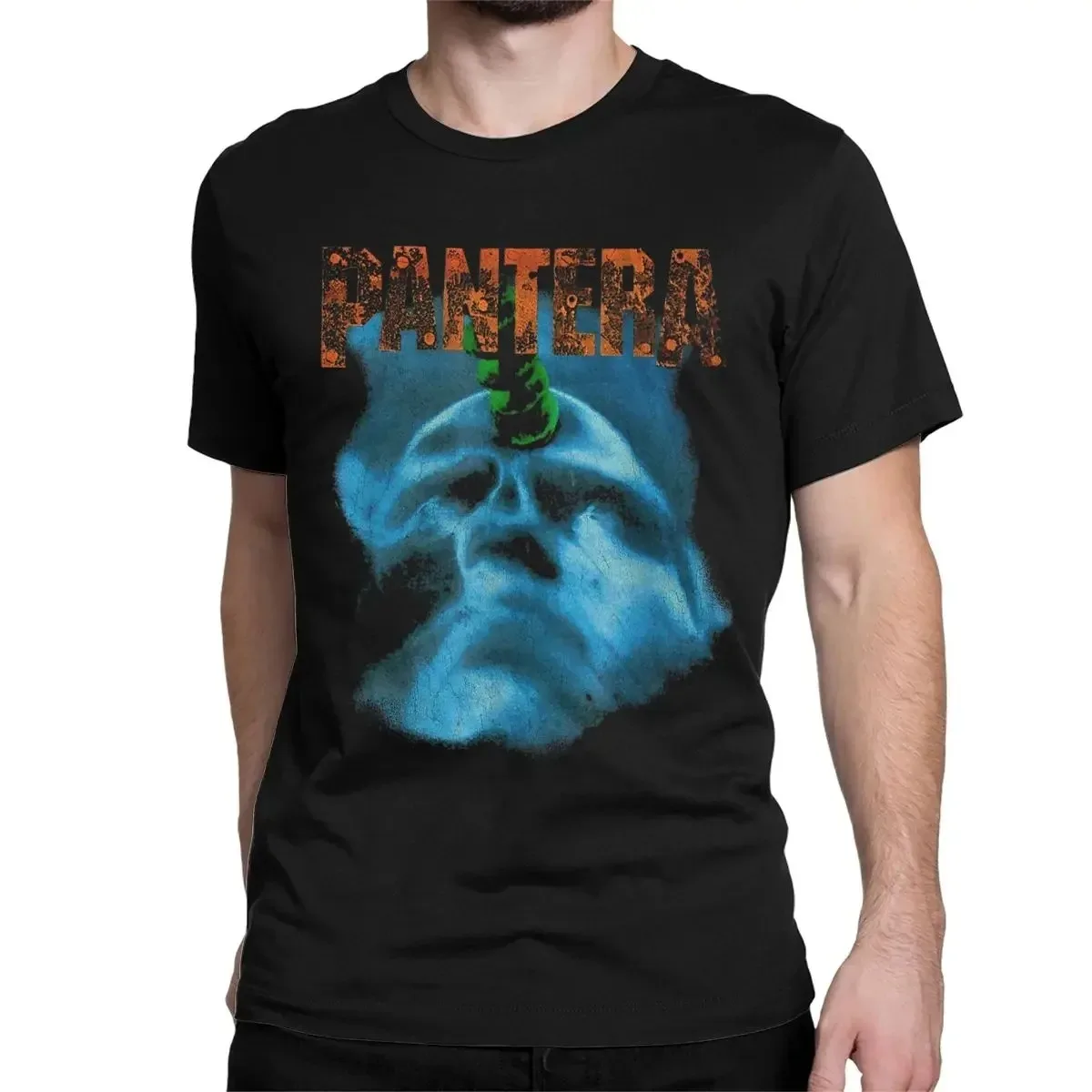 Camiseta veneciana de Metal Rock para hombre y mujer, camisetas geniales de Pantera, camiseta de manga corta con cuello redondo, ropa gráfica