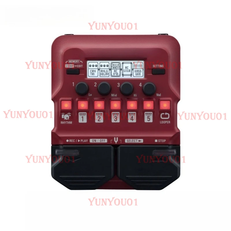 Immagine 4: Pedale Multi-Effetto B1 B1X FOUR per Basso Elettrico con Pedale di Espressione