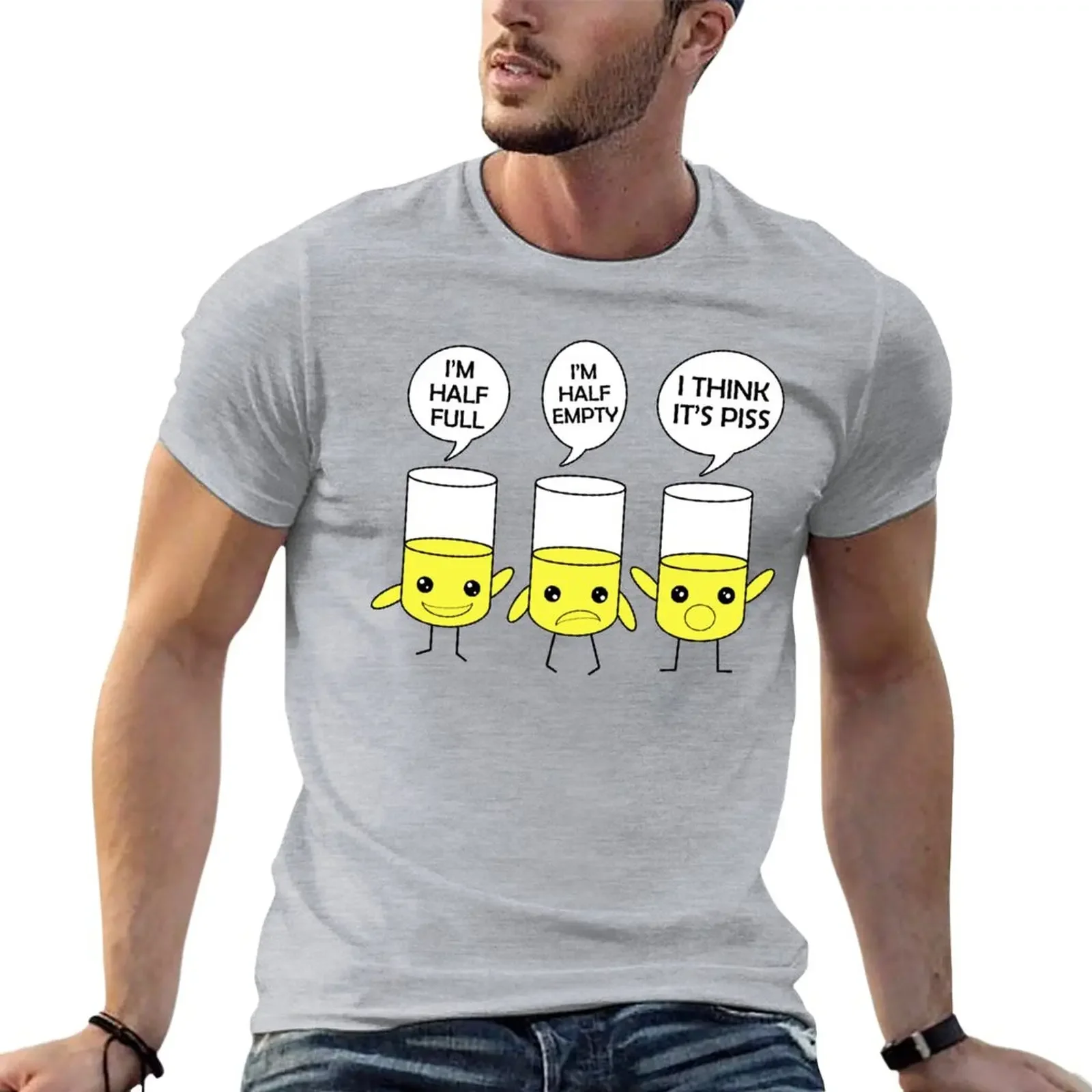 I Think It's PISS. T-Shirt vintage clothes sweat fitted t shirts for men