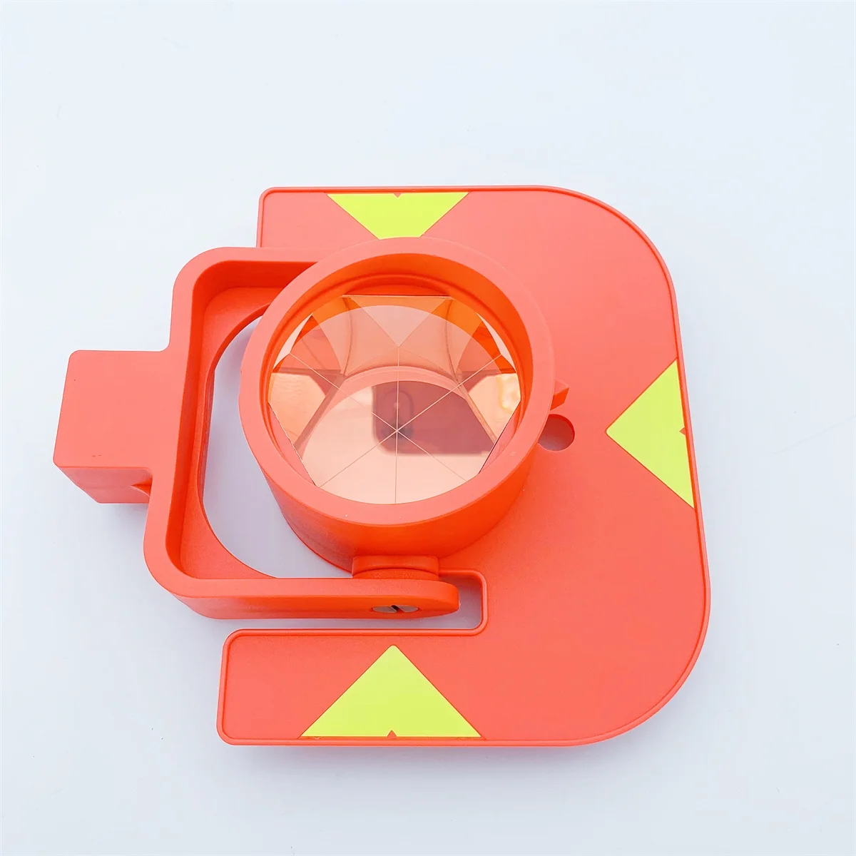 Brang neue GPR111 rote Farbe Einzelprisma, geeignet für Leica Totalstation, kupferbeschichtet, Einzelprisma, inklusive Prismenbeutel