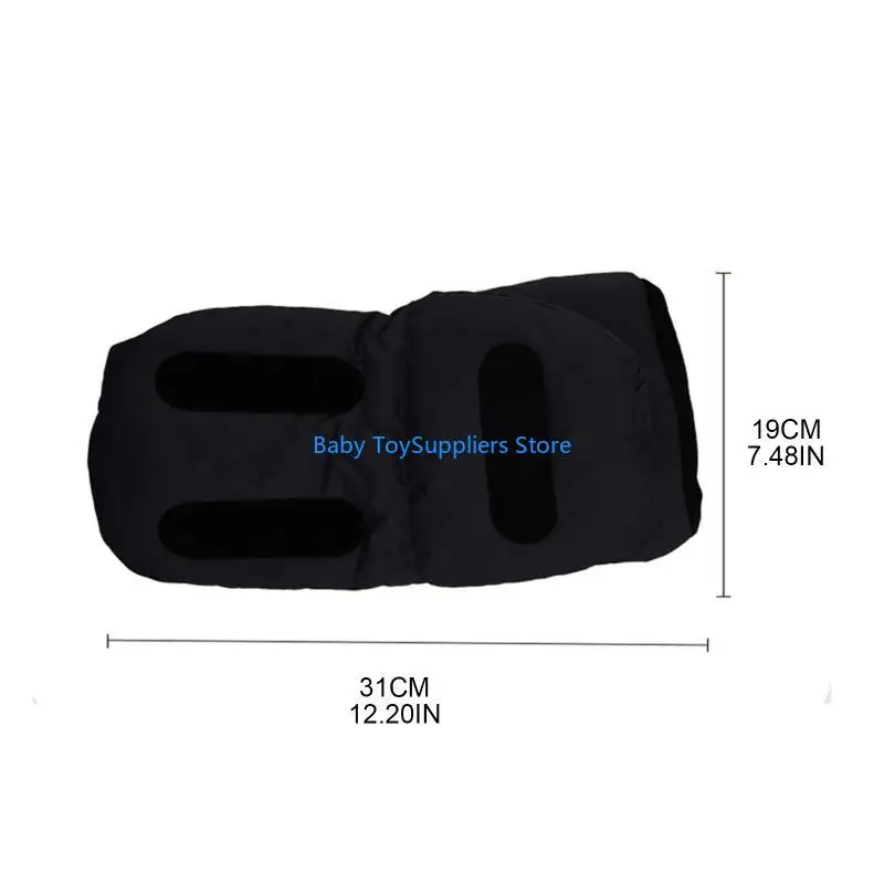 R1WF ทนทานอบอุ่นสบาย Muff ถุงมือรถเข็นเด็กฤดูหนาว Anti-Freeze สำหรับหนาพิเศษกันน้ำ Snowproof รถเข็นเด็ก Hand Muff