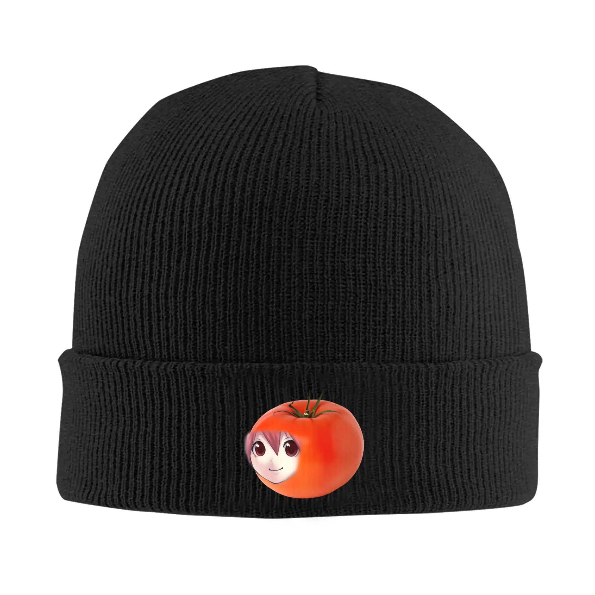 Temato Creative Kasane Teto Expression Knitted Hat Beanie Winter Hats Warm Unisex Fashion Funny Cap for Men Women Gift