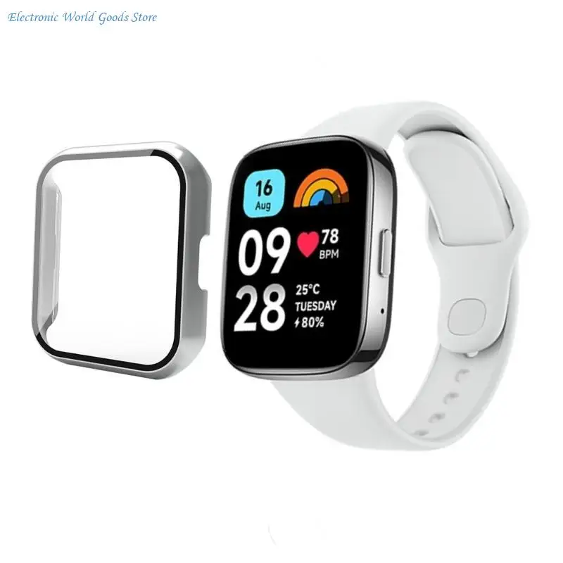 A3PD Watch Case Cover Shockproof Screen Protectors Bumper for Redmi Watch 3 Active