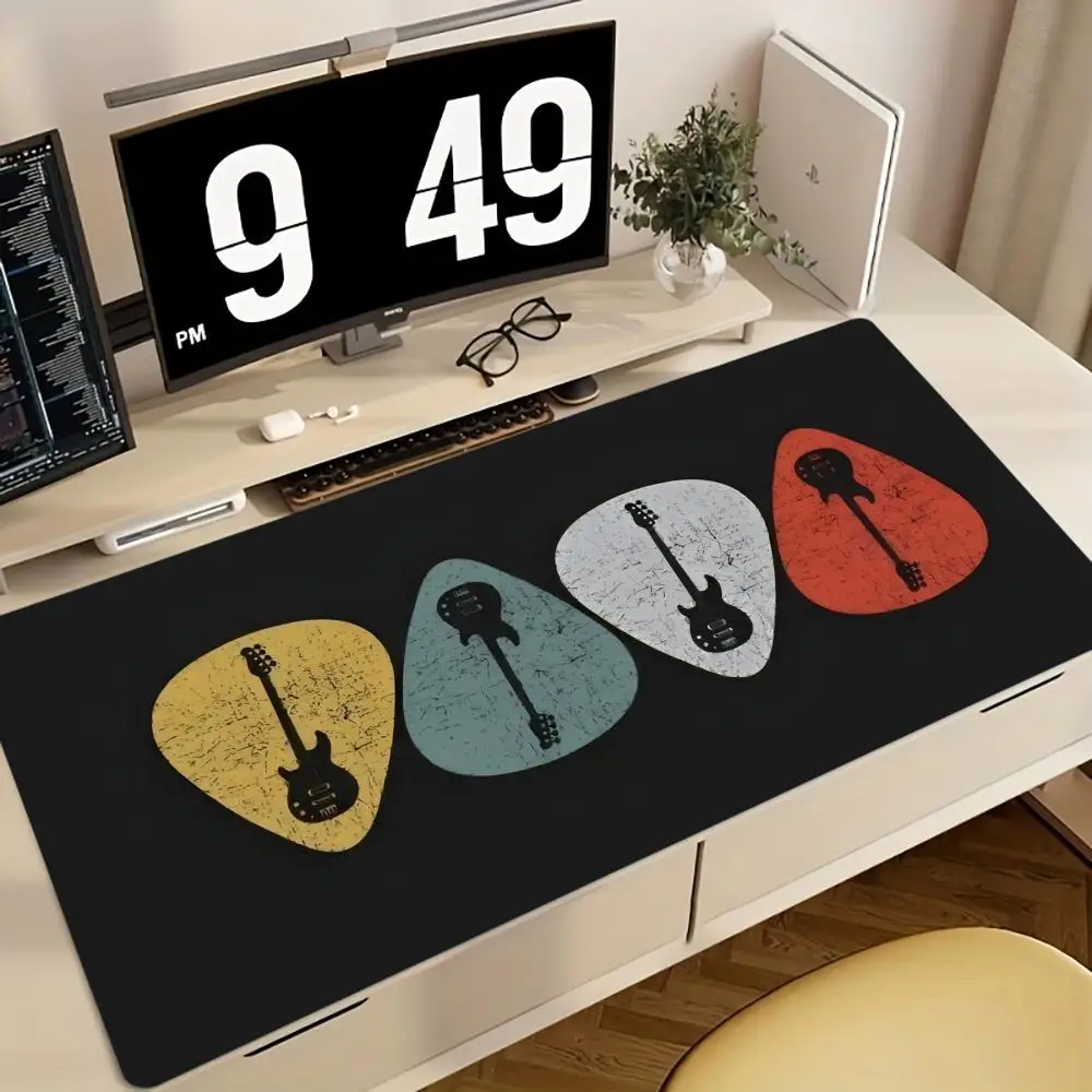 Alas Mouse Seni Pick Gitar Multi-Ukuran Anti-Selip Alas Mouse Gaming Gamer E-Sports Alas Mouse Game Keyboard Mekanik XXL Alas Meja
