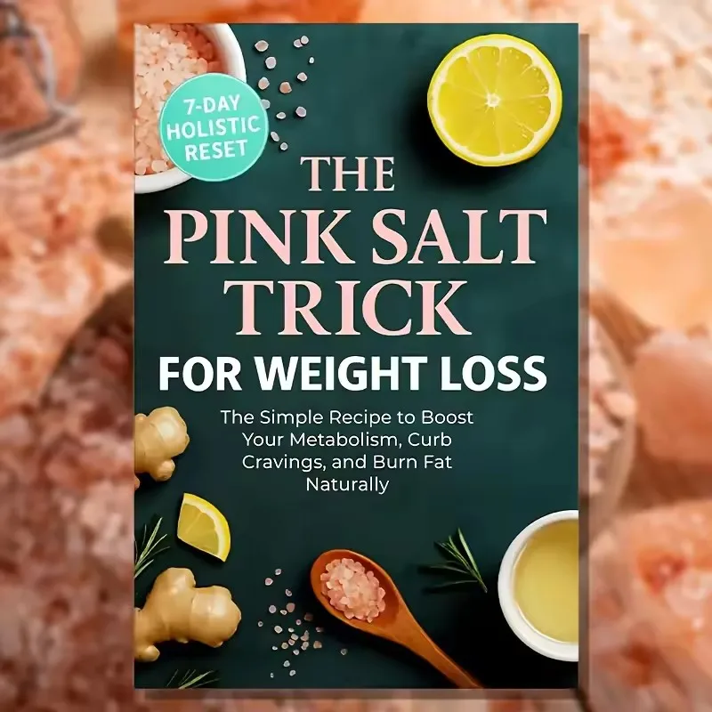 28-Tage-Diätplan mit rosa Salz, Buch und Kochbuch, Rezepte zur Fettverbrennung,