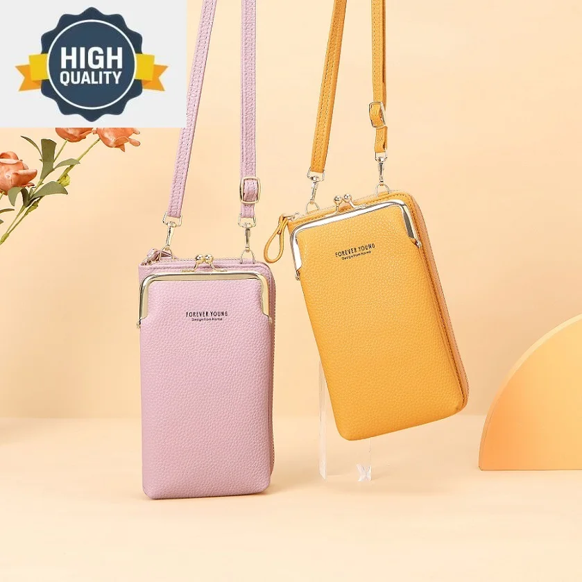 

Bags Women Phone Mini Sling for Korean Style Shoulder Female Crossbody Bag Card Holder