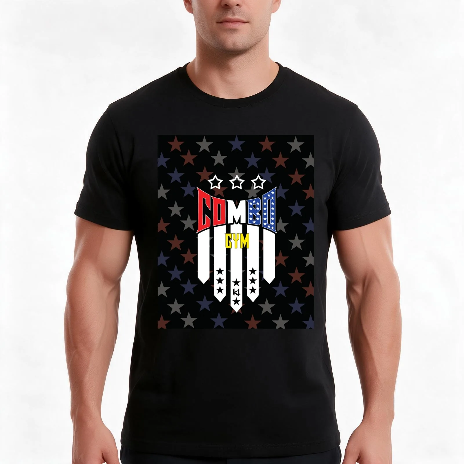 TJ COMBO - Gym Graphic T-Shirt Summer Casual Cotton Tee Oversized Streetwear Tops Vintage Graphic Print Unisex Men Women