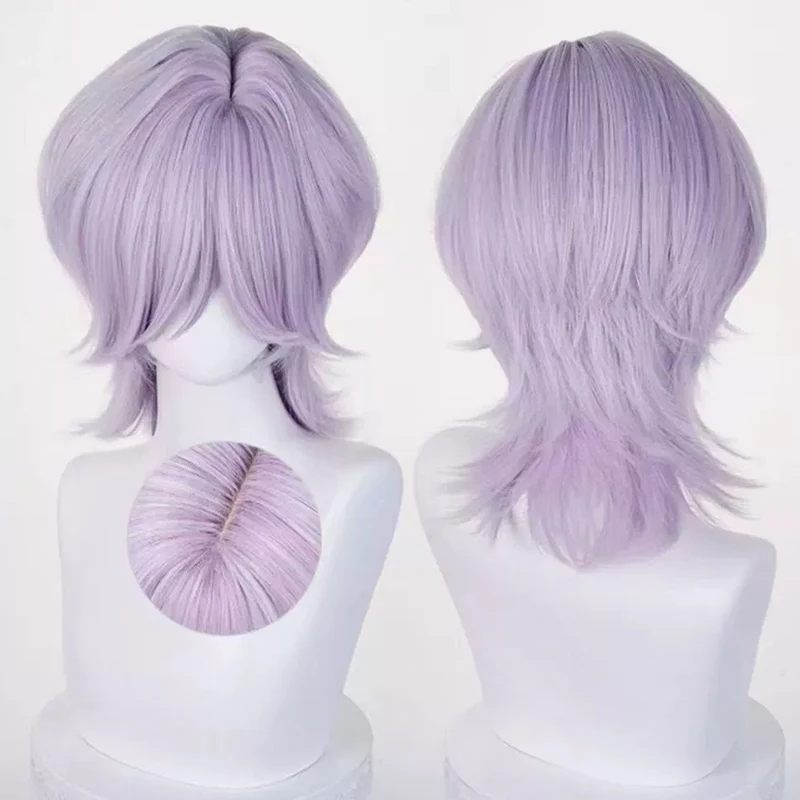 Neue Saja Jungen Baby Cosplay Perücke KPop Dämon Jäger Synthetische Kurze Perücke Männer Frauen Halloween Party Karneval Requisiten ﻿