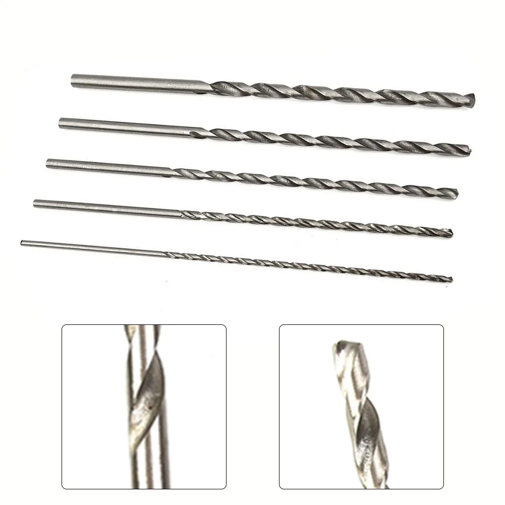 Versatile 5Pcs HSS Drill Bit Set High Speed Steel Suitable for Wood Aluminum Plastic Sizes 2mm 3mm 3 5mm 4mm 5mm