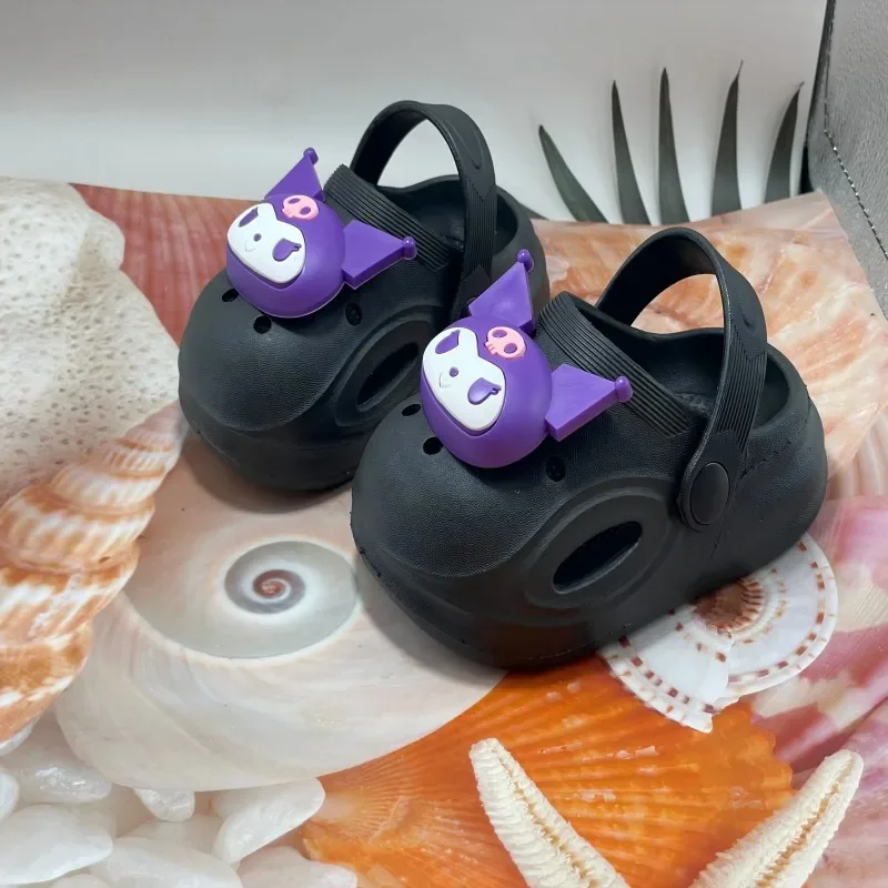 

Fashion Thick Bottom Kids Causal Slippers Non-slip Girls Slippers Summer Cute Cartoon Children Princess Mary Jane Shoes