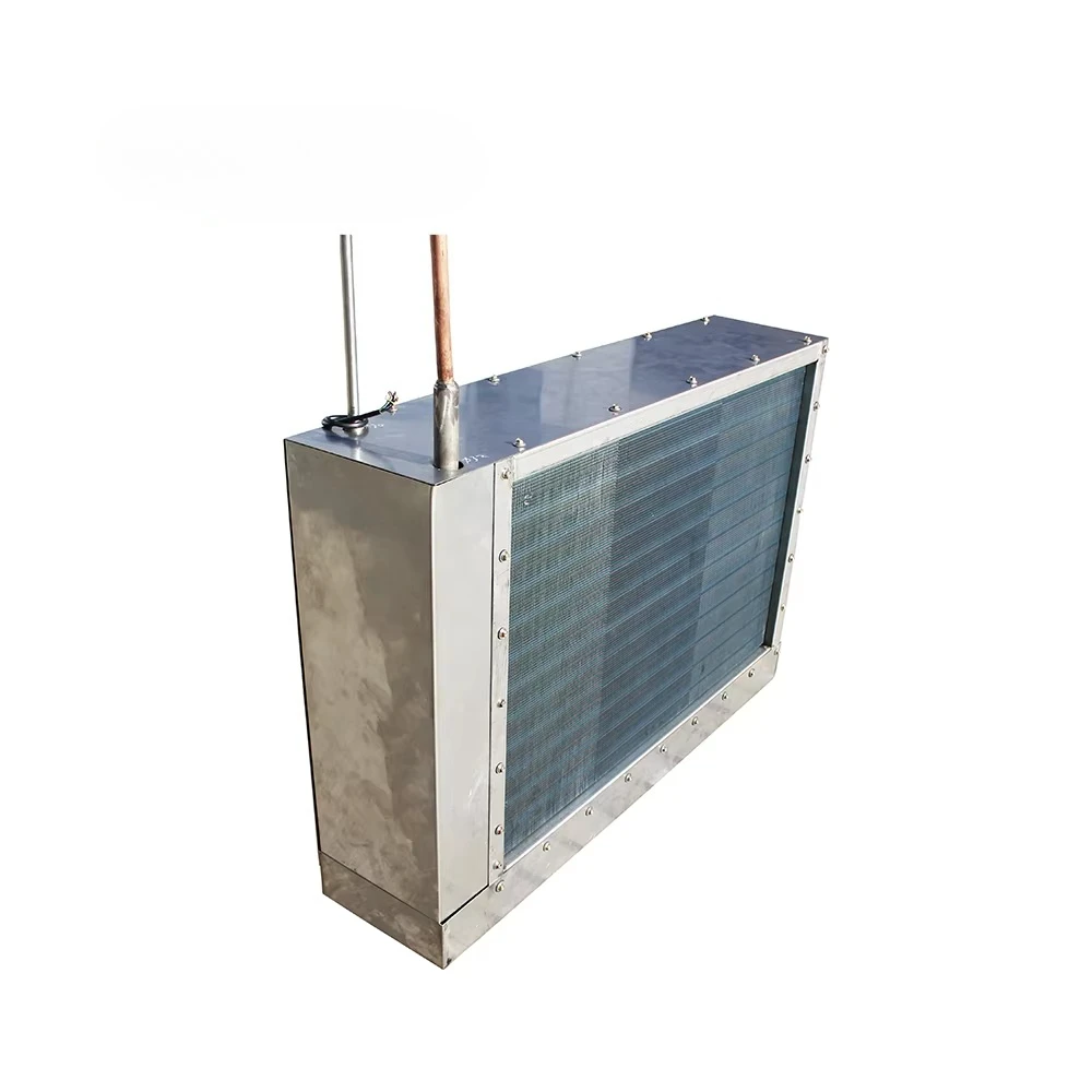 Refrigeration and heat exchange equipment Chillers Air cooling systems Copper tube fin heat exchangers