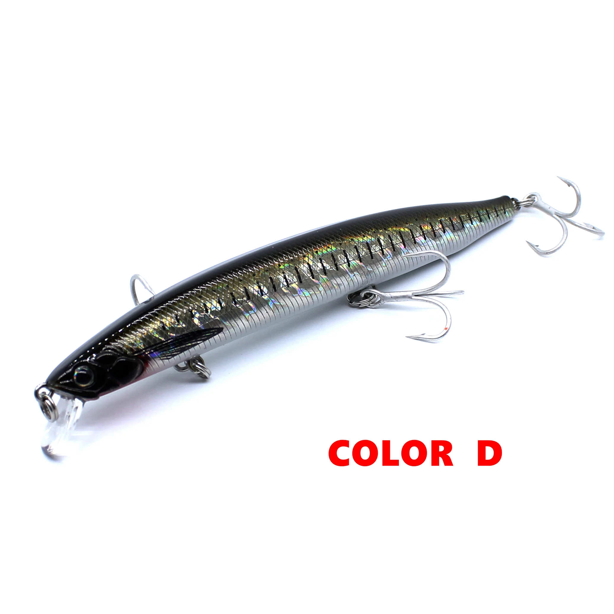 AOCLU Sinking Jerkbait Wobbler 130 mm 20,6 g Tiefe 0,8–1,8 m Harter Köder Minnow Angelköder Magnet Gewichtsübertragungssystem Meeresspiel – Detail 11
