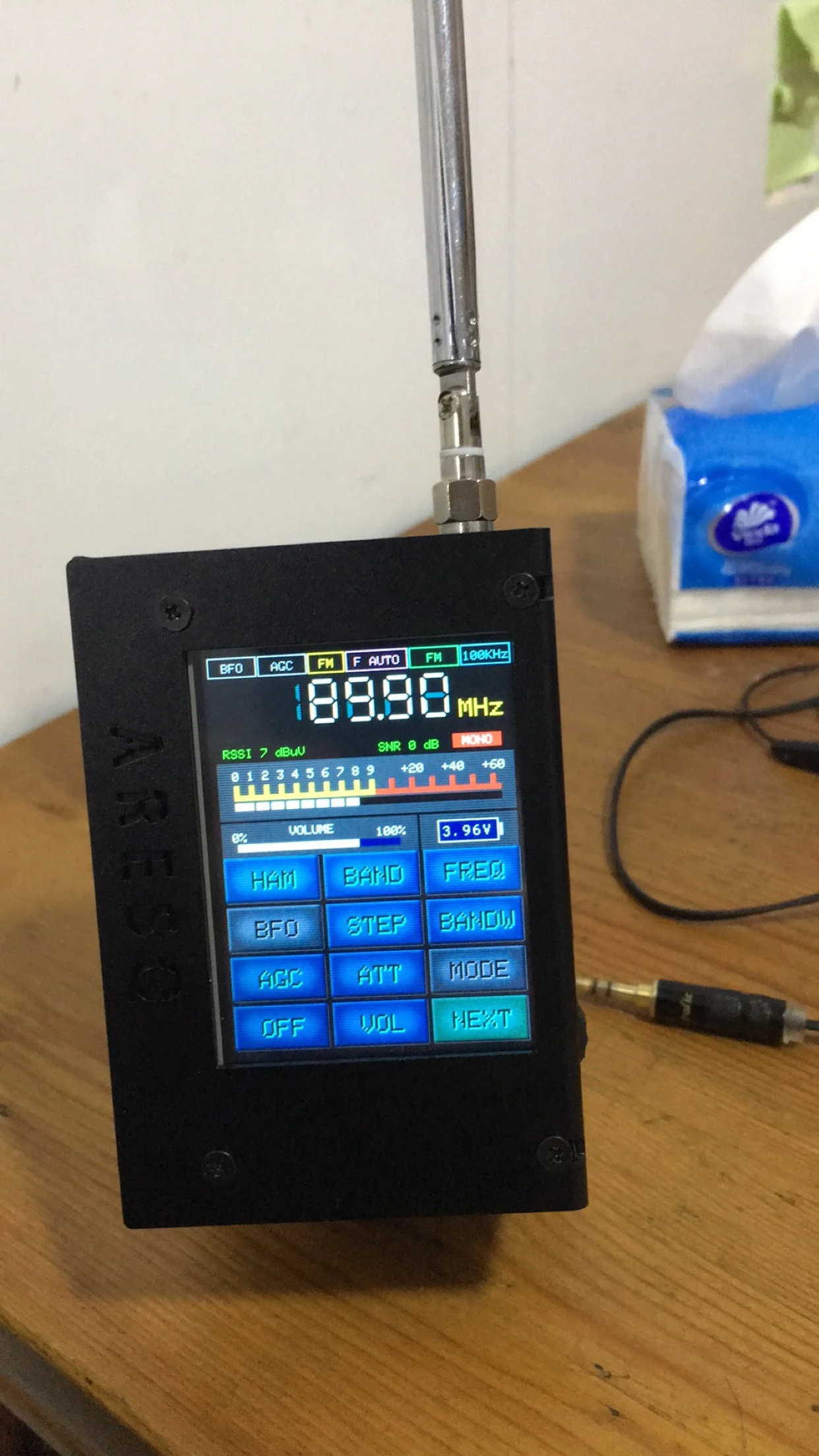 Si4732 Radio Touch Screen 2.8 Inch Emergency Radio Full Band