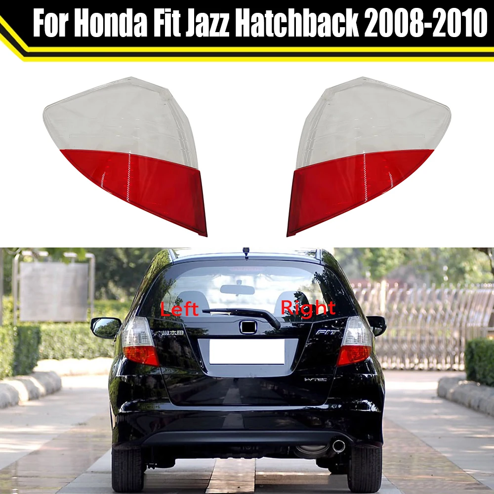 

Car Taillamp Lamp Cover Glass Lamp Shell Taillight Cover Transparent Lampshade For Honda Fit Jazz Hatchback 2008 2009 2010